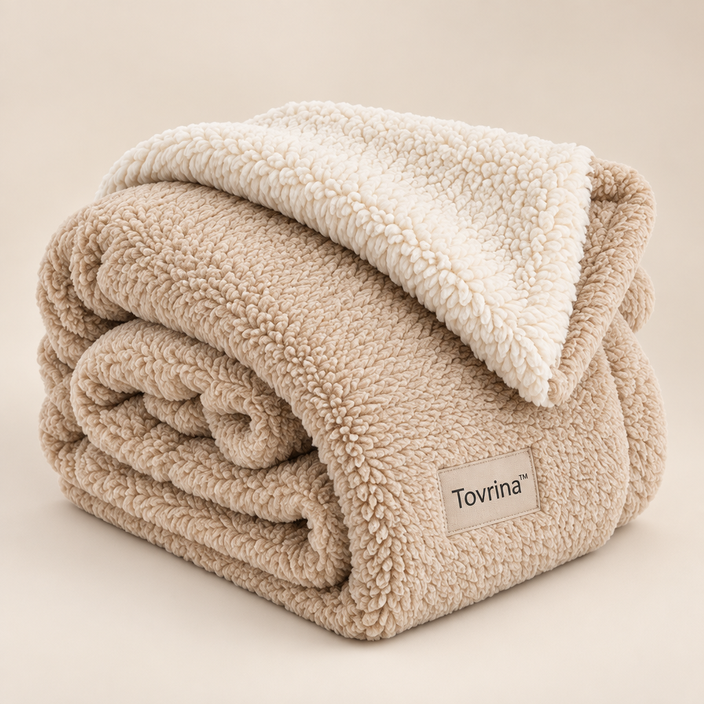 Tovrina™ Thick Sherpa Fleece Home Blanket image 01